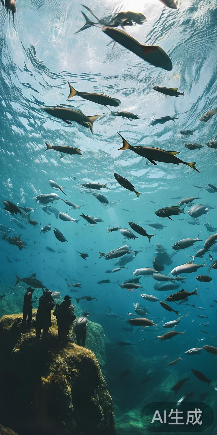 2.观察鱼群动态
许多高手都强调观察鱼群的走动轨