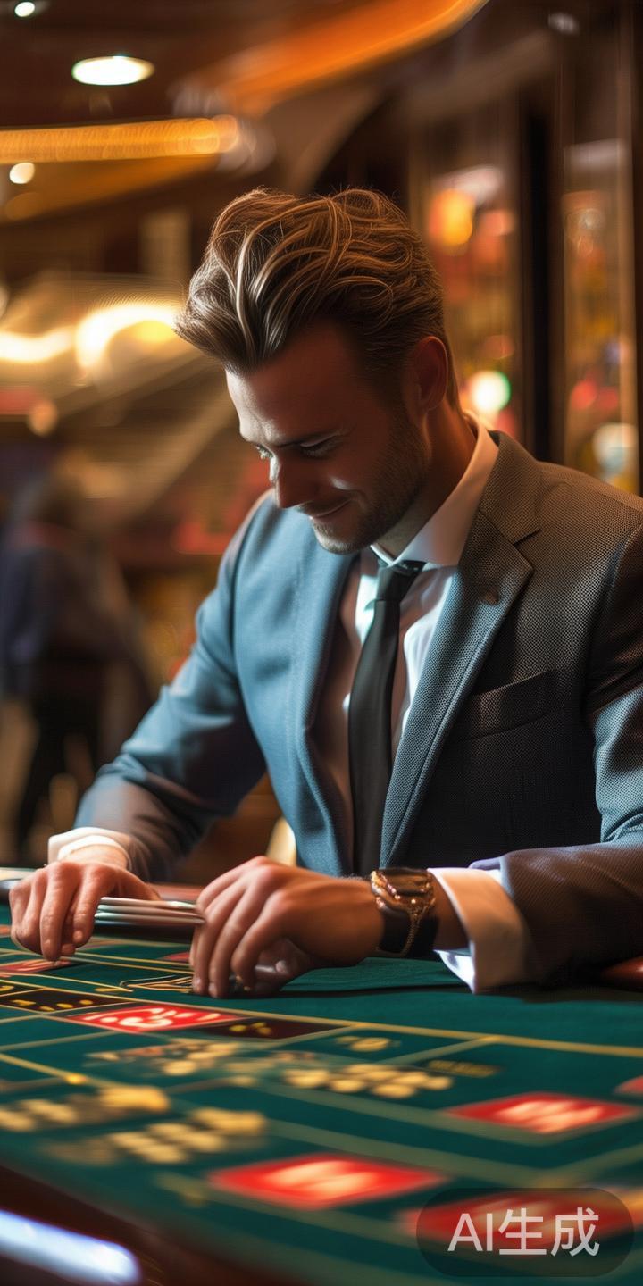 假设一位玩家在连续几轮中发现“庄赢”频率较高，决定