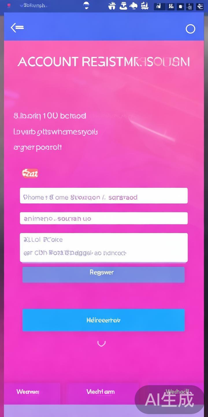 详细介绍AG真人游戏登录入口及流程指南 注册账号
若是首次登录,需进行账号注册。点击“注